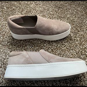 Vince Suede Platform Sneakers Size 8